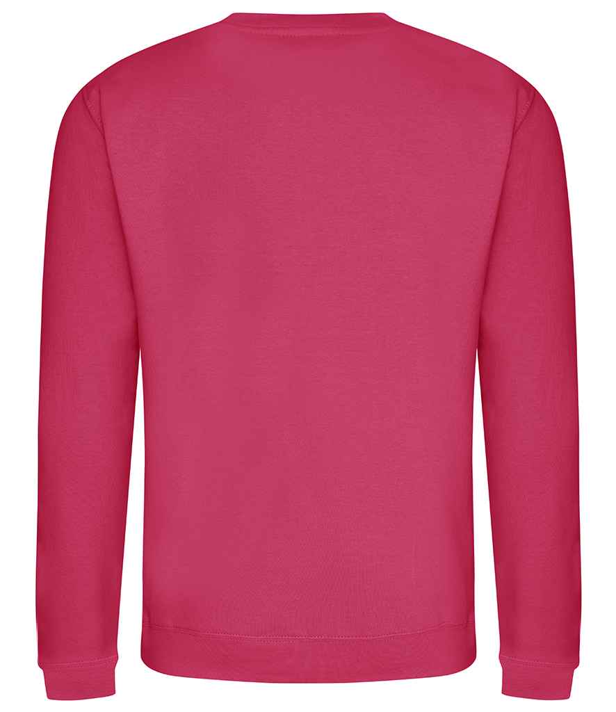 Just Hoods JH030 Hot Pink Back - Ready to be Embroidered and Printed by Custard Workwear - Cheap Personalised and Customised Workwear in Nottinghamshire, Derbyshire and Leicestershire
