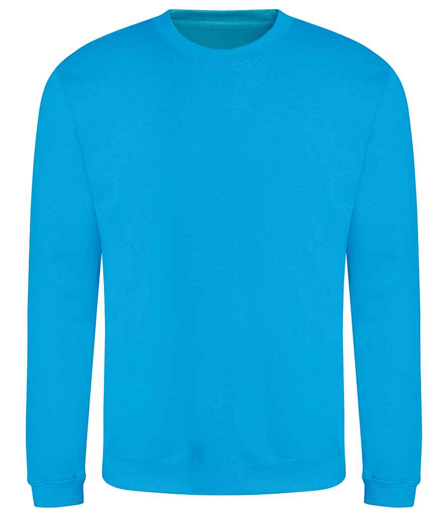 Just Hoods JH030 Hawaiian Blue Front - Ready to be Embroidered and Printed by Custard Workwear - Cheap Personalised and Customised Workwear in Nottinghamshire, Derbyshire and Leicestershire