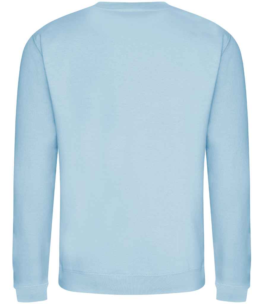 Just Hoods JH030 Ice Blue Back - Ready to be Embroidered and Printed by Custard Workwear - Cheap Personalised and Customised Workwear in Nottinghamshire, Derbyshire and Leicestershire