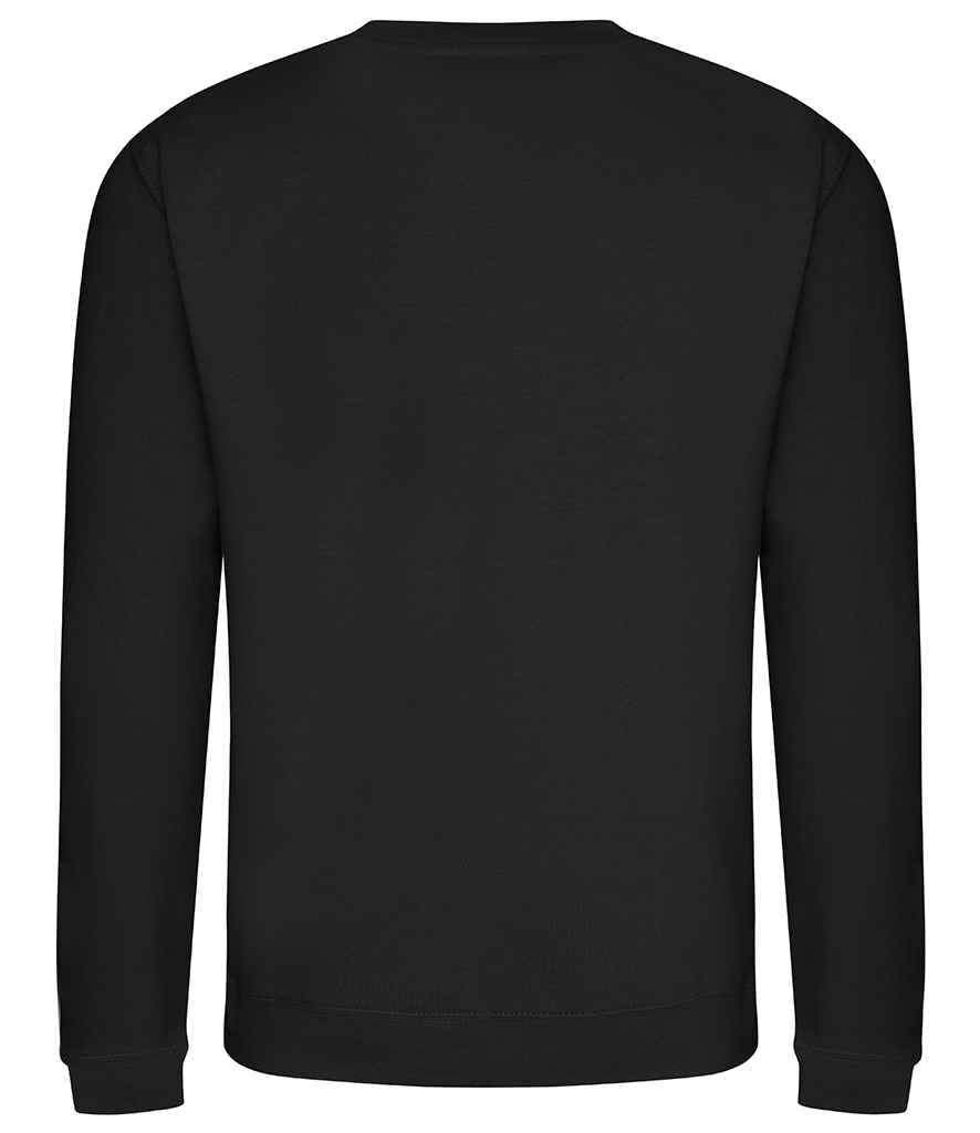 Just Hoods JH030 Jet Black Back - Ready to be Embroidered and Printed by Custard Workwear - Cheap Personalised and Customised Workwear in Nottinghamshire, Derbyshire and Leicestershire
