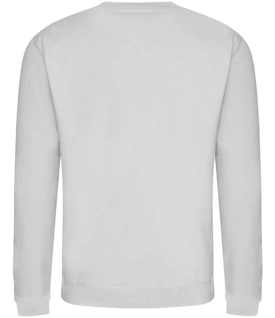 Just Hoods JH030 Moondust Grey Back - Ready to be Embroidered and Printed by Custard Workwear - Cheap Personalised and Customised Workwear in Nottinghamshire, Derbyshire and Leicestershire