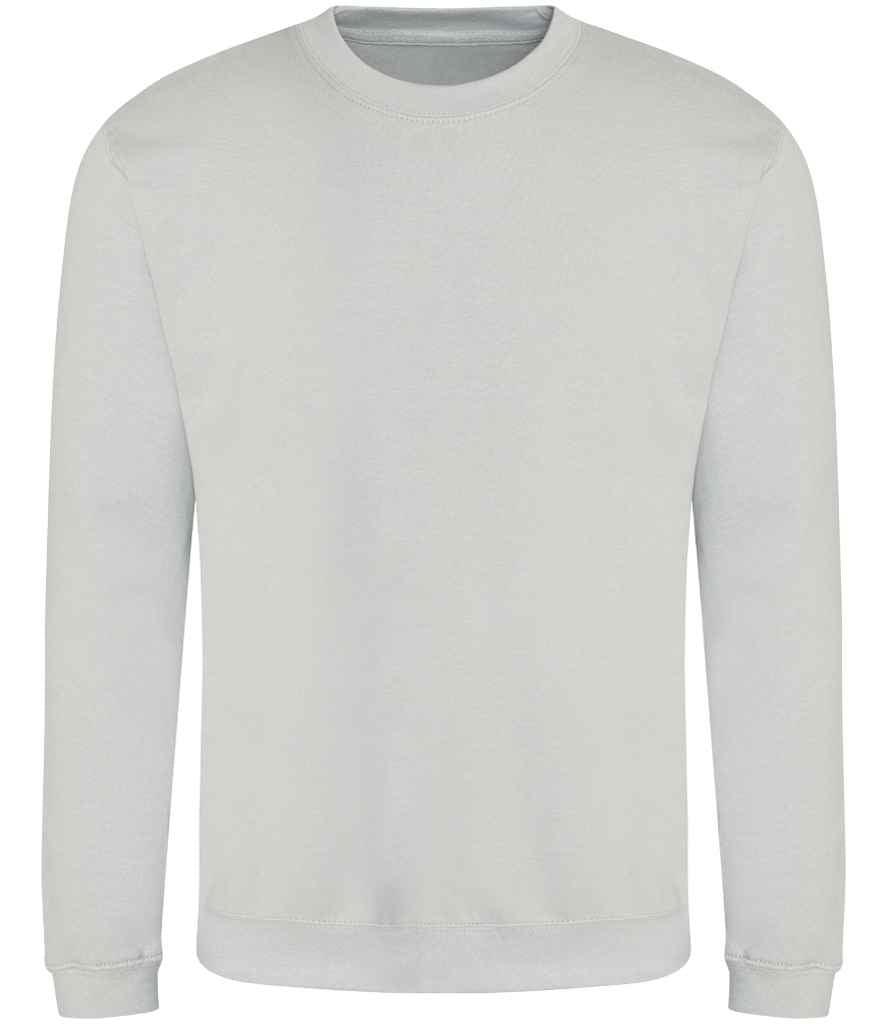 Just Hoods JH030 Moondust Grey Front - Ready to be Embroidered and Printed by Custard Workwear - Cheap Personalised and Customised Workwear in Nottinghamshire, Derbyshire and Leicestershire