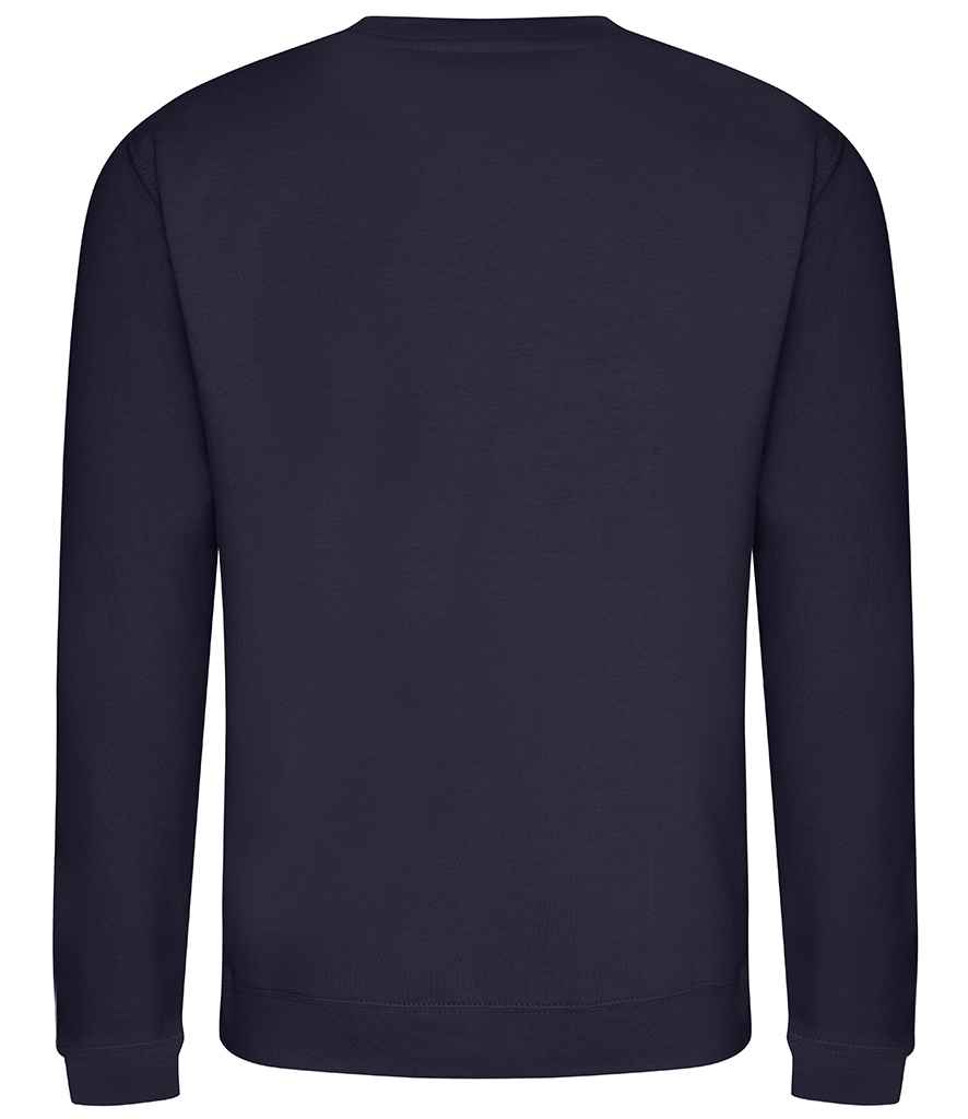 Just Hoods JH030 New French Navy Back - Ready to be Embroidered and Printed by Custard Workwear - Cheap Personalised and Customised Workwear in Nottinghamshire, Derbyshire and Leicestershire