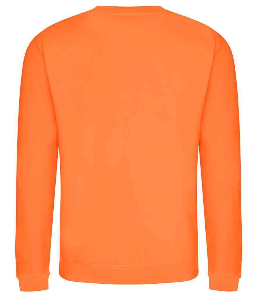 Just Hoods JH030 Orange Crush Back - Ready to be Embroidered and Printed by Custard Workwear - Cheap Personalised and Customised Workwear in Nottinghamshire, Derbyshire and Leicestershire