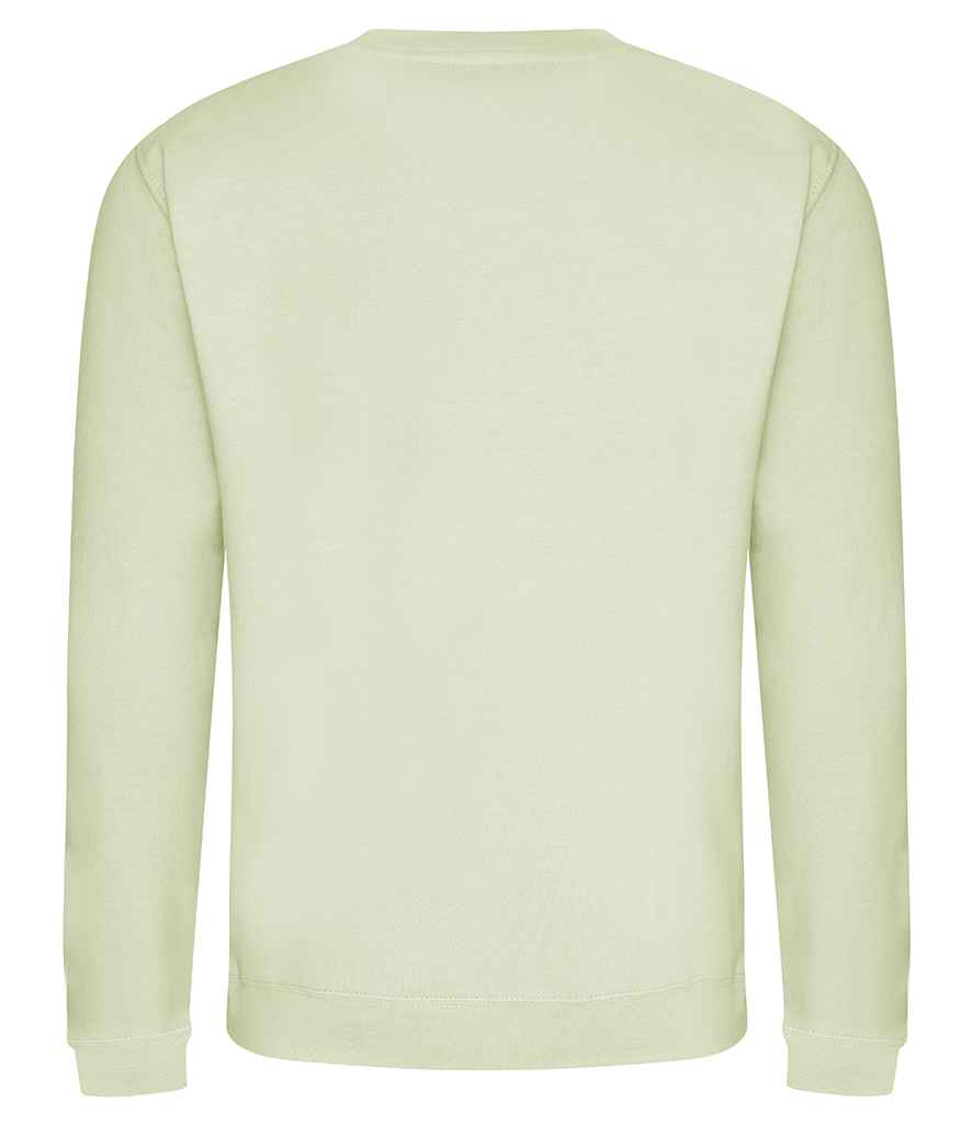 Just Hoods JH030 Pistachio Back - Ready to be Embroidered and Printed by Custard Workwear - Cheap Personalised and Customised Workwear in Nottinghamshire, Derbyshire and Leicestershire