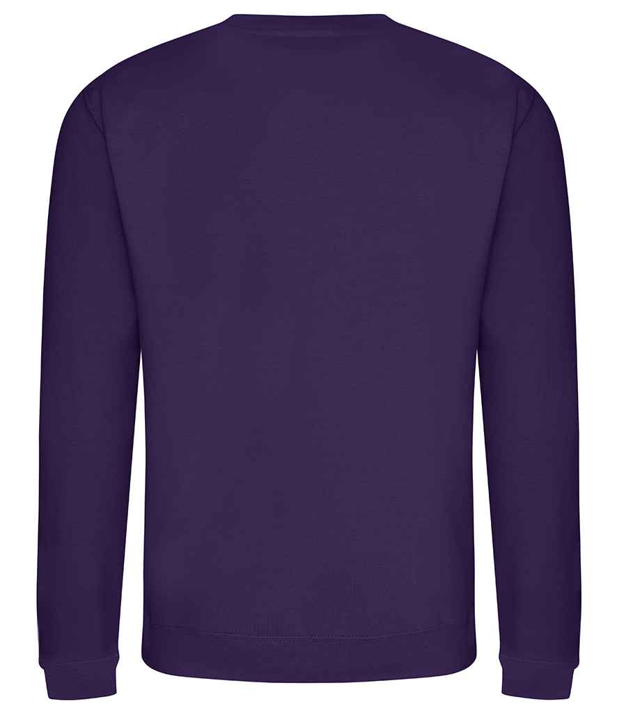 Just Hoods JH030 Purple Back - Ready to be Embroidered and Printed by Custard Workwear - Cheap Personalised and Customised Workwear in Nottinghamshire, Derbyshire and Leicestershire