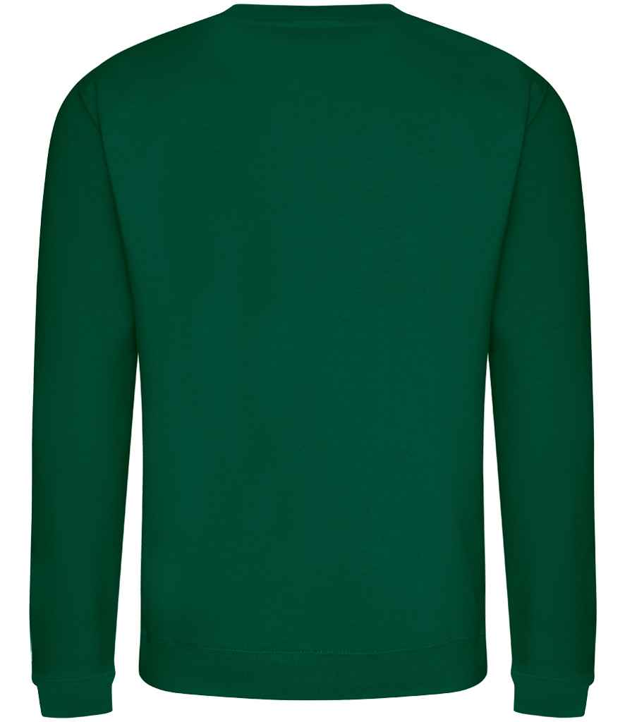 Just Hoods JH030 Rainforest Green Back - Ready to be Embroidered and Printed by Custard Workwear - Cheap Personalised and Customised Workwear in Nottinghamshire, Derbyshire and Leicestershire