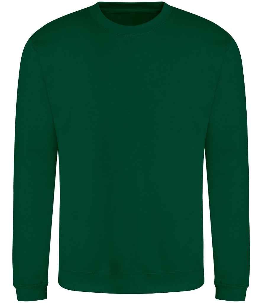 Just Hoods JH030 Rainforest Green Front - Ready to be Embroidered and Printed by Custard Workwear - Cheap Personalised and Customised Workwear in Nottinghamshire, Derbyshire and Leicestershire