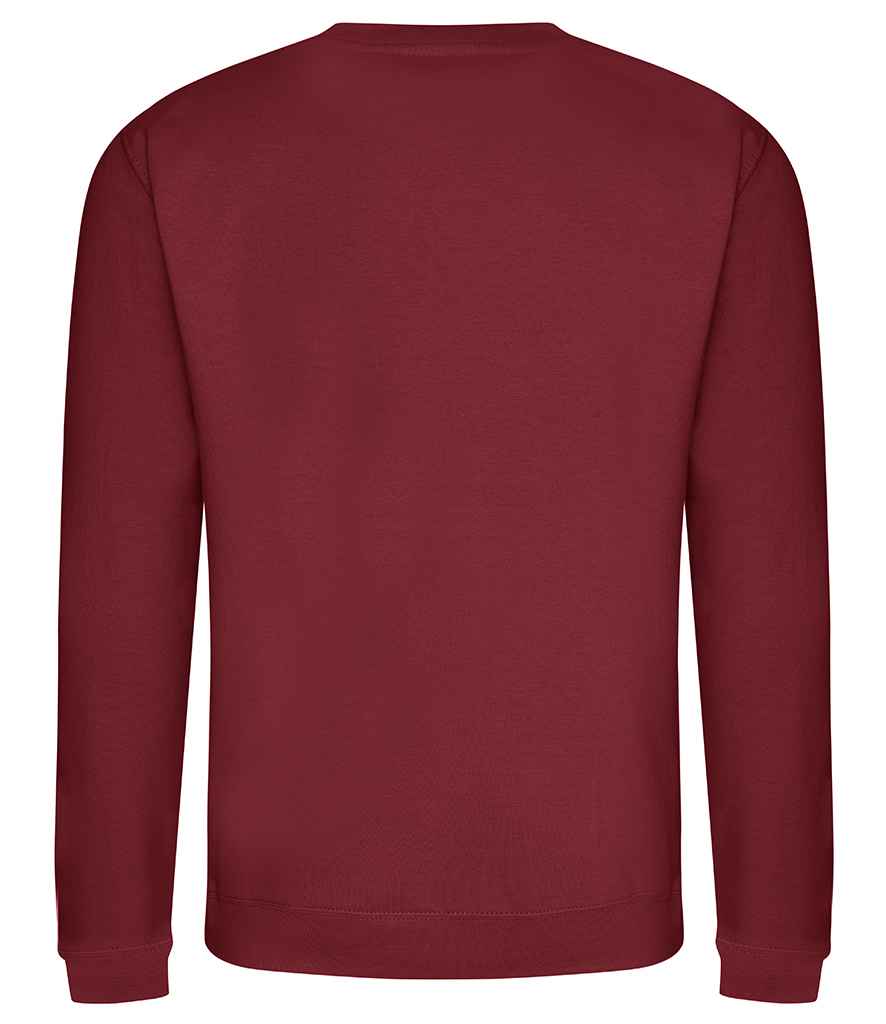 Just Hoods JH030 Red Hot Chilli Back - Ready to be Embroidered and Printed by Custard Workwear - Cheap Personalised and Customised Workwear in Nottinghamshire, Derbyshire and Leicestershire