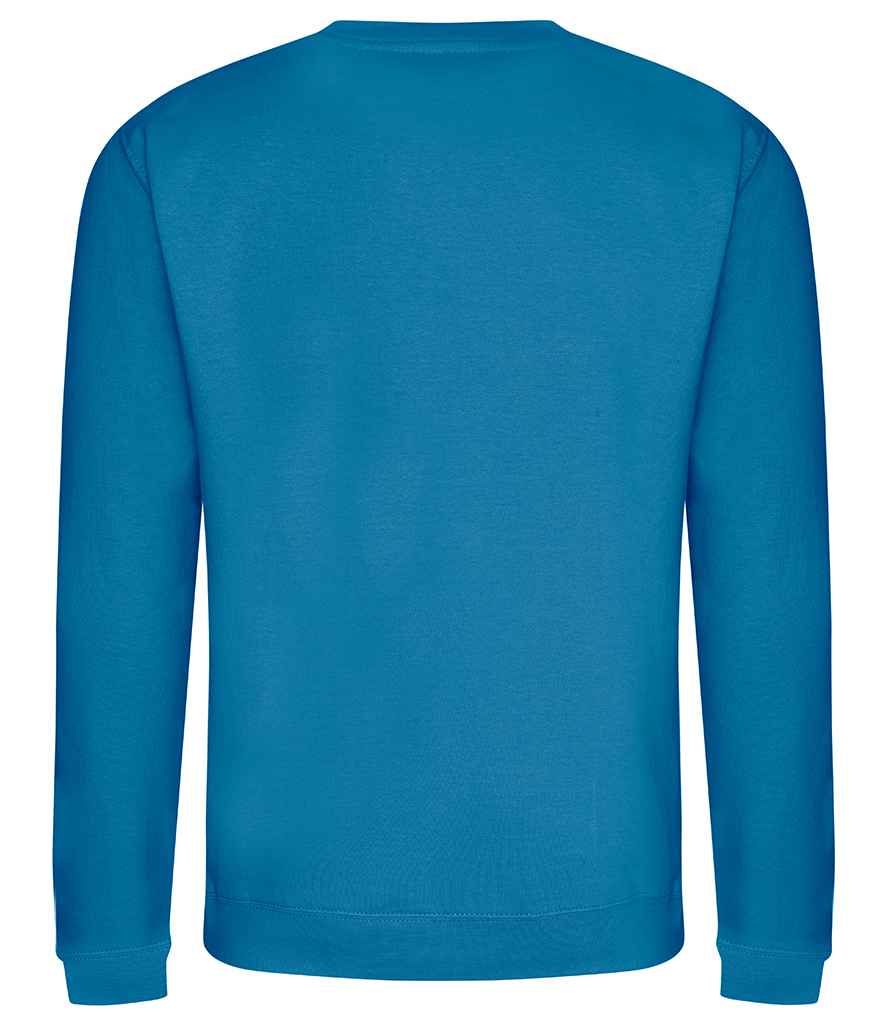Just Hoods JH030 Sapphire Blue Back - Ready to be Embroidered and Printed by Custard Workwear - Cheap Personalised and Customised Workwear in Nottinghamshire, Derbyshire and Leicestershire