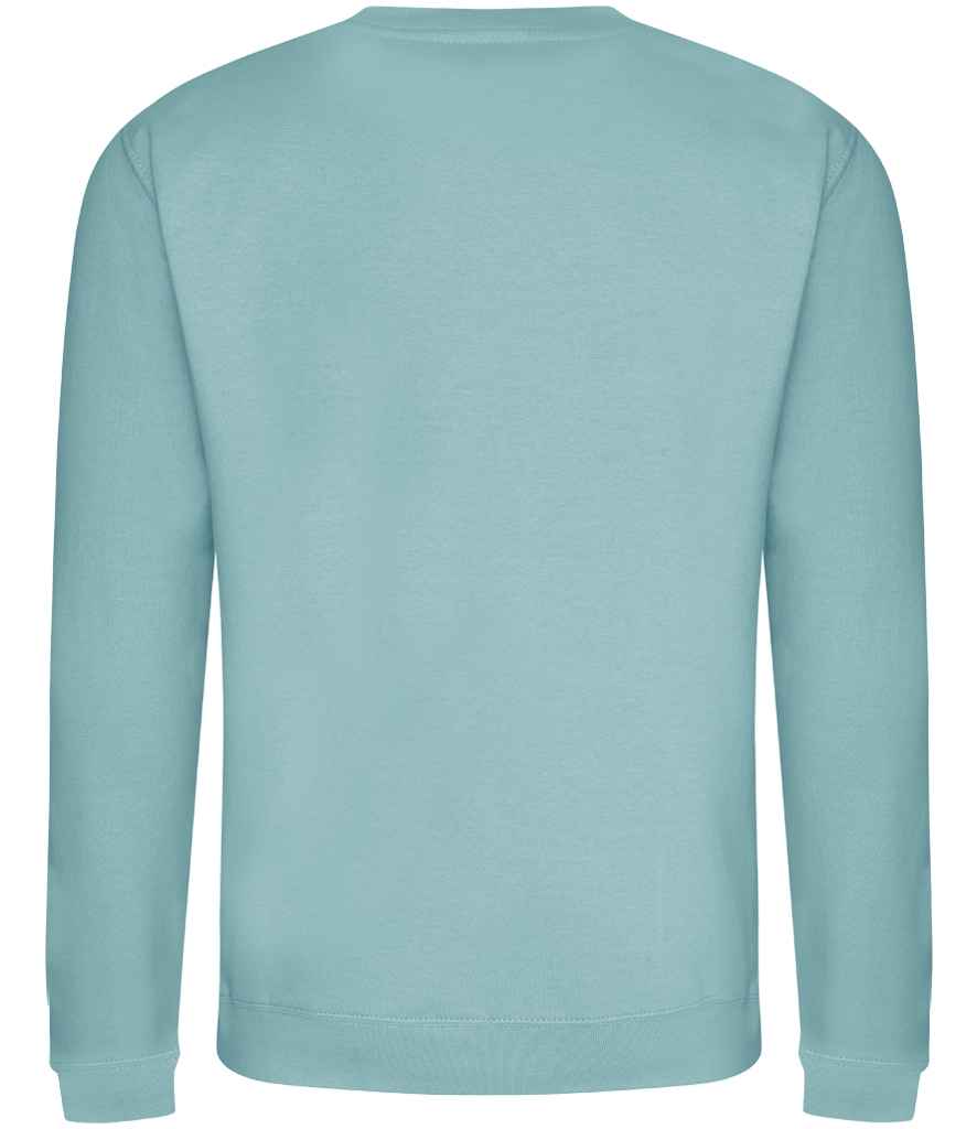 Just Hoods JH030 Seafoam Back - Ready to be Embroidered and Printed by Custard Workwear - Cheap Personalised and Customised Workwear in Nottinghamshire, Derbyshire and Leicestershire