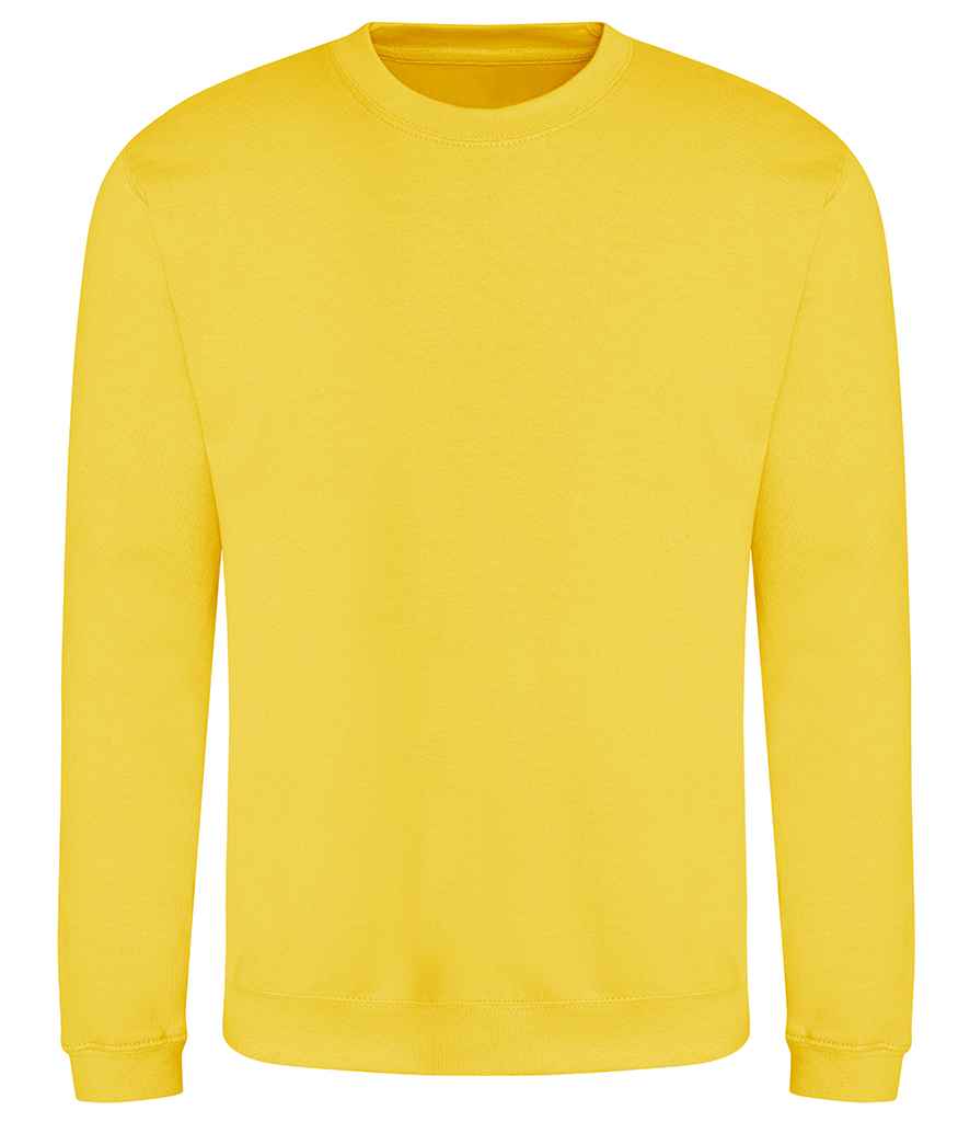 Just Hoods JH030 Sun Yellow Front - Ready to be Embroidered and Printed by Custard Workwear - Cheap Personalised and Customised Workwear in Nottinghamshire, Derbyshire and Leicestershire