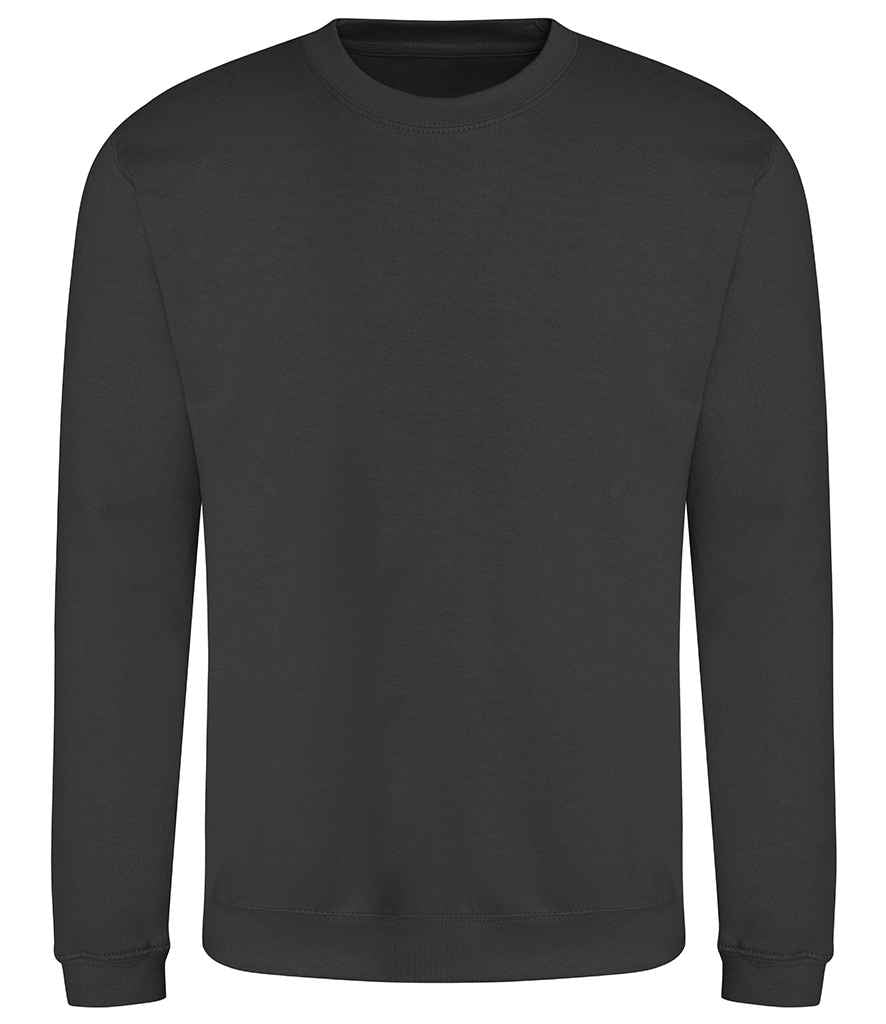 Just Hoods JH030 Storm Grey Front - Ready to be Embroidered and Printed by Custard Workwear - Cheap Personalised and Customised Workwear in Nottinghamshire, Derbyshire and Leicestershire