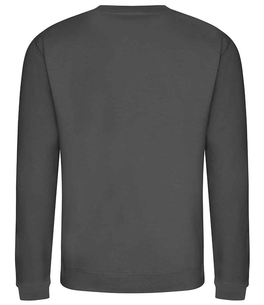 Just Hoods JH030 Steel Grey Back - Ready to be Embroidered and Printed by Custard Workwear - Cheap Personalised and Customised Workwear in Nottinghamshire, Derbyshire and Leicestershire