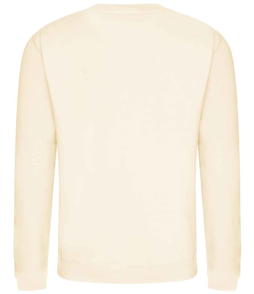 Just Hoods JH030 Vanilla Milkshake Back - Ready to be Embroidered and Printed by Custard Workwear - Cheap Personalised and Customised Workwear in Nottinghamshire, Derbyshire and Leicestershire