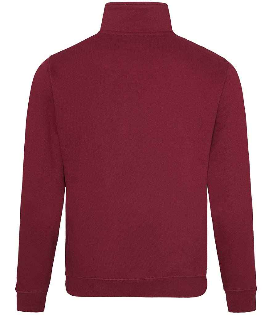 Just Hoods JH046 Burgundy Back - Ready to be Embroidered and Printed by Custard Workwear - Cheap Personalised and Customised Workwear in Nottinghamshire, Derbyshire and Leicestershire