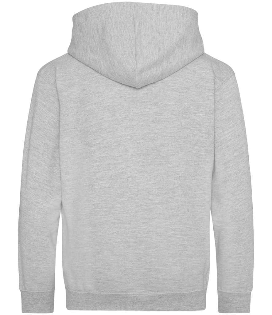 Just Hoods JH050B Heather Grey Back - Ready to be Embroidered and Printed by Custard Workwear - Cheap Personalised and Customised Workwear in Nottinghamshire, Derbyshire and Leicestershire