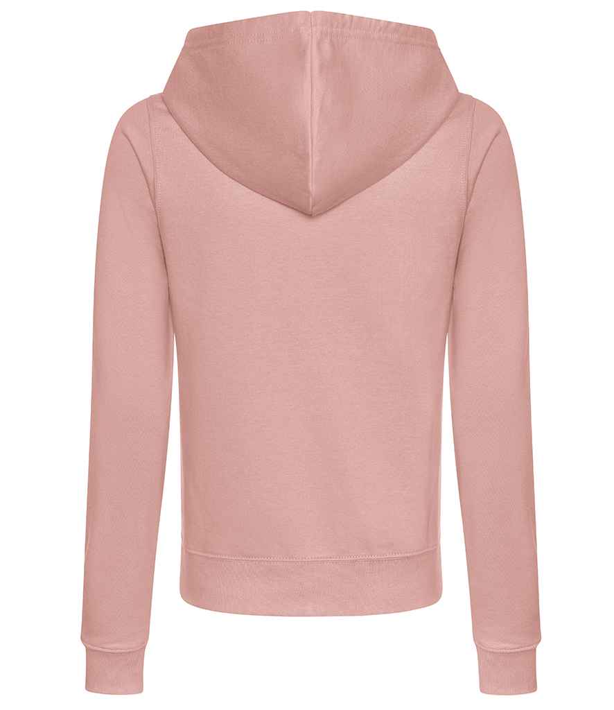Just Hoods JH050F Dusty Pink Back - Ready to be Embroidered and Printed by Custard Workwear - Cheap Personalised and Customised Workwear in Nottinghamshire, Derbyshire and Leicestershire