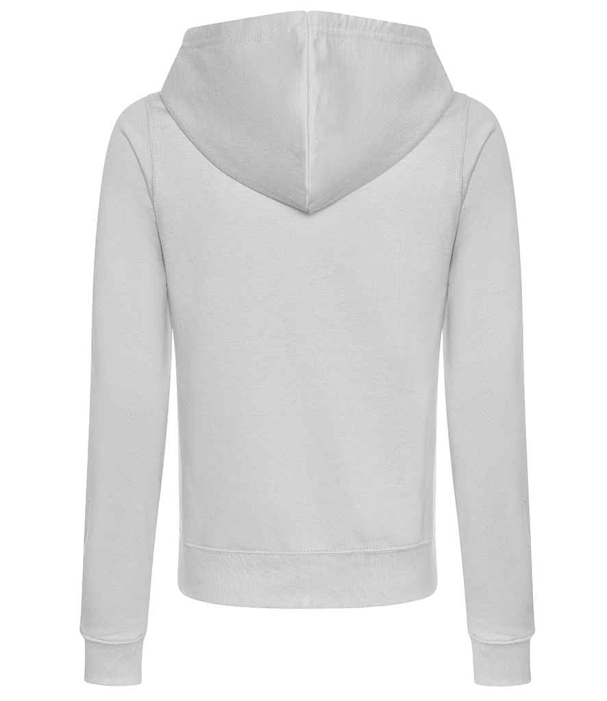 Just Hoods JH050F Heather Grey Back - Ready to be Embroidered and Printed by Custard Workwear - Cheap Personalised and Customised Workwear in Nottinghamshire, Derbyshire and Leicestershire