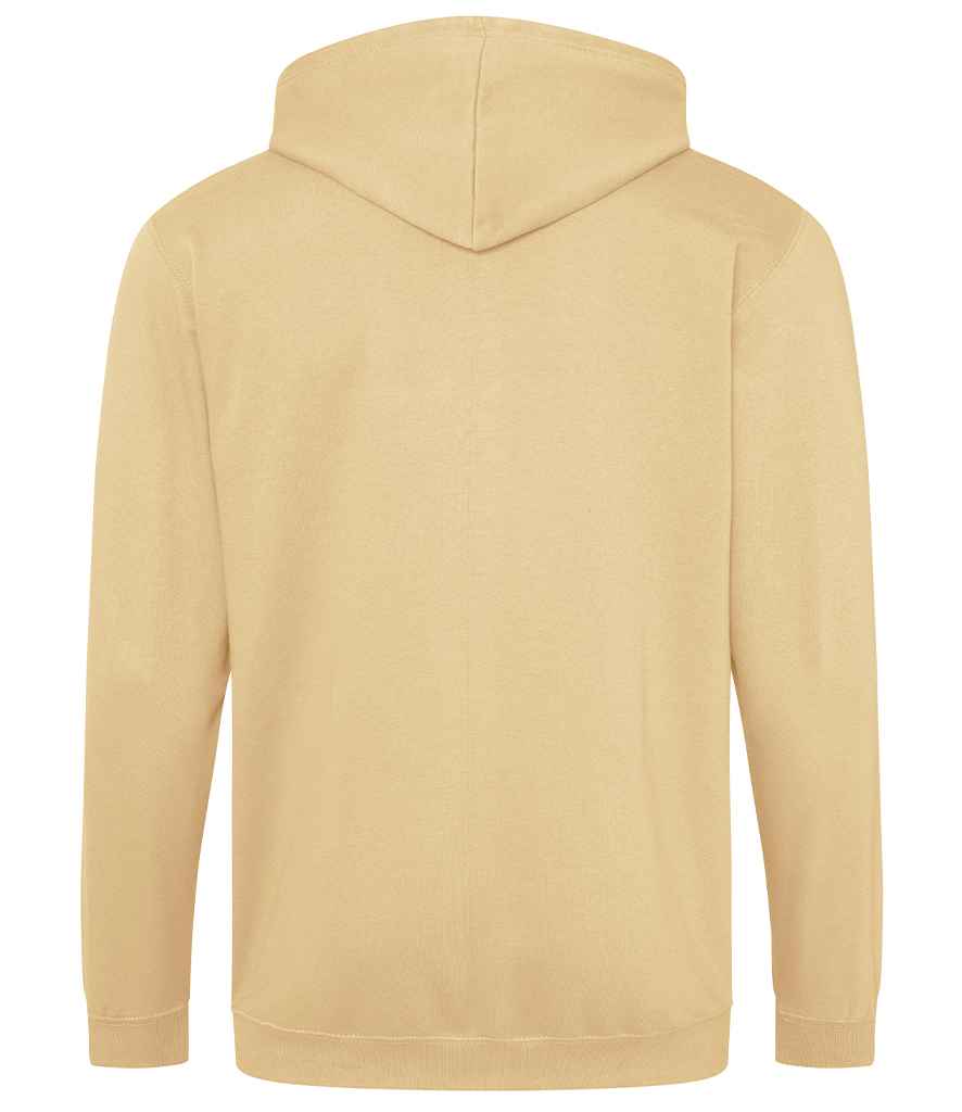 Just Hoods JH050 Desert Sand Back - Ready to be Embroidered and Printed by Custard Workwear - Cheap Personalised and Customised Workwear in Nottinghamshire, Derbyshire and Leicestershire