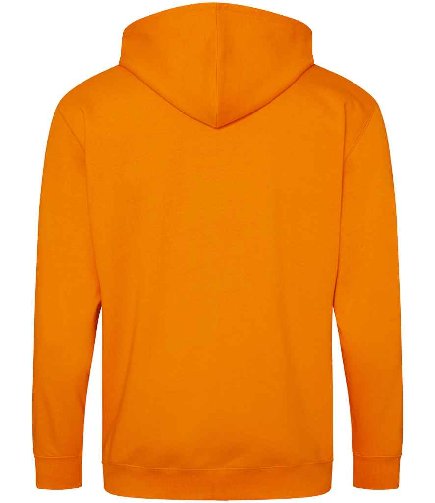Just Hoods JH050 Orange Crush Back - Ready to be Embroidered and Printed by Custard Workwear - Cheap Personalised and Customised Workwear in Nottinghamshire, Derbyshire and Leicestershire