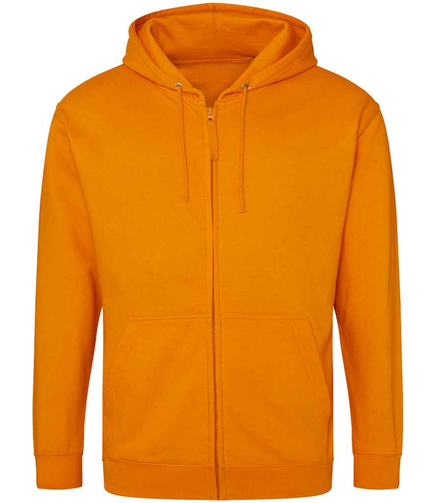 Just Hoods JH050 Orange Crush Front - Ready to be Embroidered and Printed by Custard Workwear - Cheap Personalised and Customised Workwear in Nottinghamshire, Derbyshire and Leicestershire