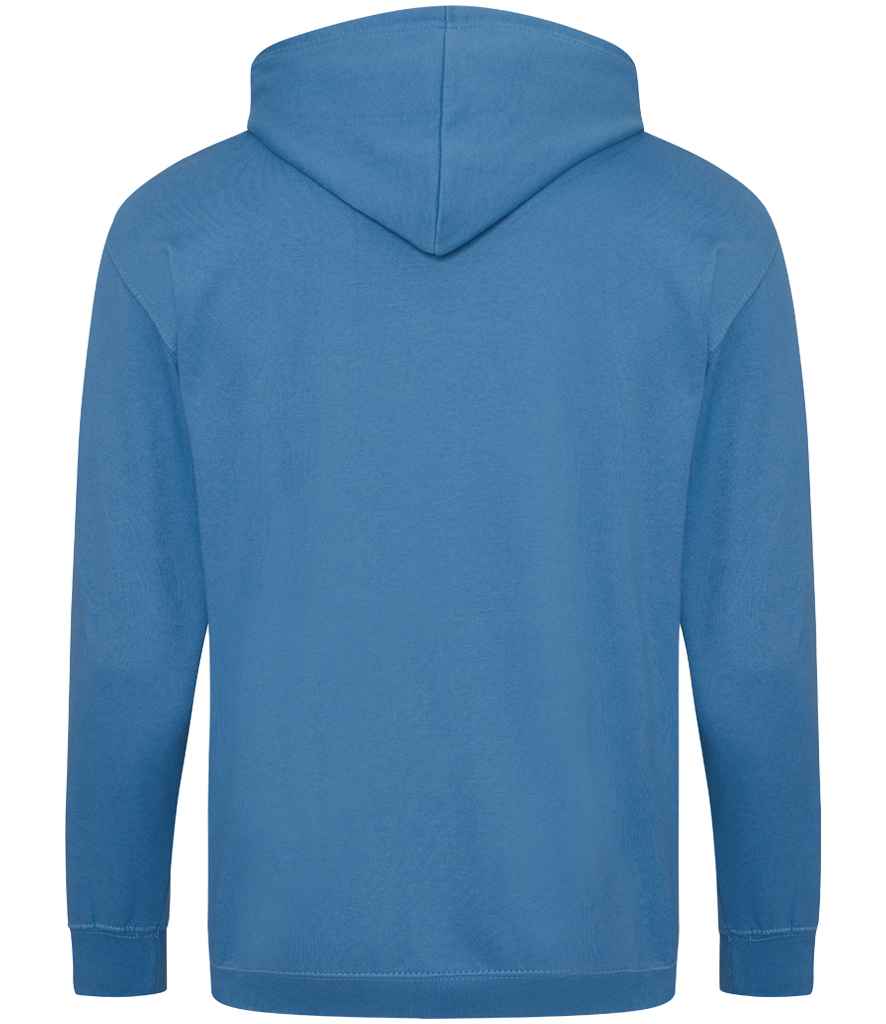 Just Hoods JH050 Sapphire Blue Back - Ready to be Embroidered and Printed by Custard Workwear - Cheap Personalised and Customised Workwear in Nottinghamshire, Derbyshire and Leicestershire