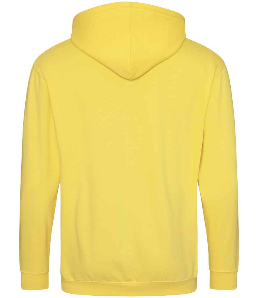 Just Hoods JH050 Sun Yellow Back - Ready to be Embroidered and Printed by Custard Workwear - Cheap Personalised and Customised Workwear in Nottinghamshire, Derbyshire and Leicestershire