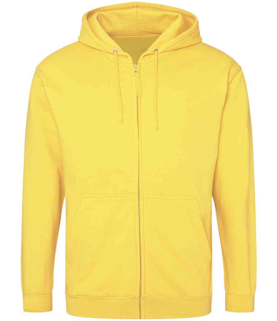 Just Hoods JH050 Sun Yellow Front - Ready to be Embroidered and Printed by Custard Workwear - Cheap Personalised and Customised Workwear in Nottinghamshire, Derbyshire and Leicestershire