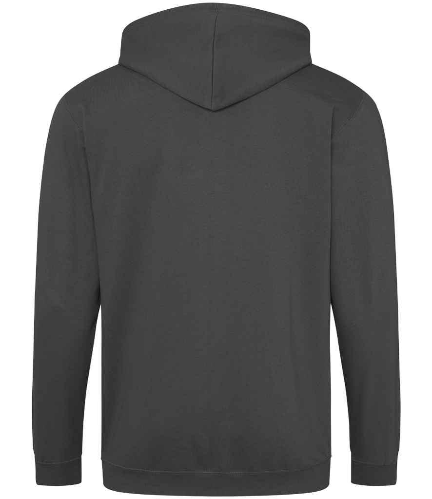 Just Hoods JH050 Steel Grey Back - Ready to be Embroidered and Printed by Custard Workwear - Cheap Personalised and Customised Workwear in Nottinghamshire, Derbyshire and Leicestershire