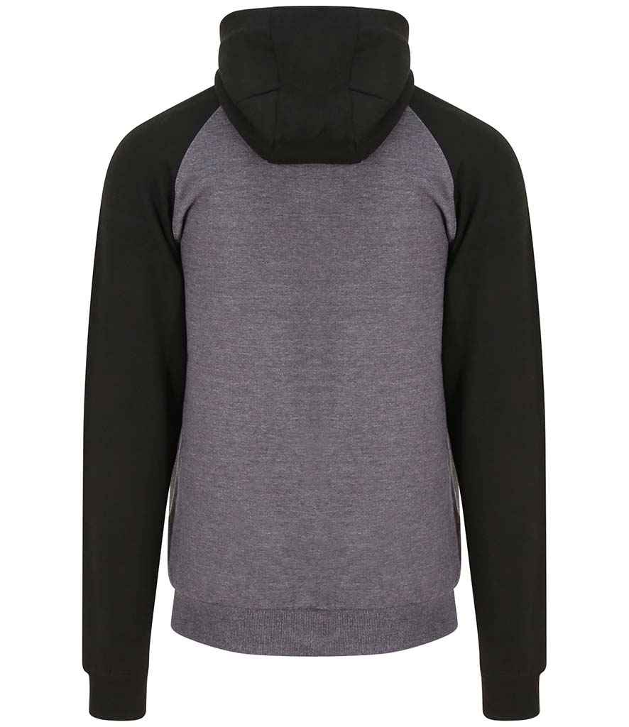 Just Hoods JH063 Charcoal/Jet Black Back - Ready to be Embroidered and Printed by Custard Workwear - Cheap Personalised and Customised Workwear in Nottinghamshire, Derbyshire and Leicestershire