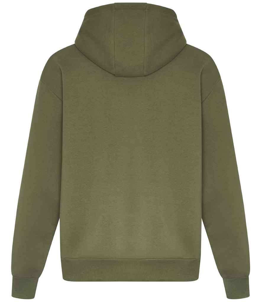 Just Hoods JH120 Earthy Green Back - Ready to be Embroidered and Printed by Custard Workwear - Cheap Personalised and Customised Workwear in Nottinghamshire, Derbyshire and Leicestershire