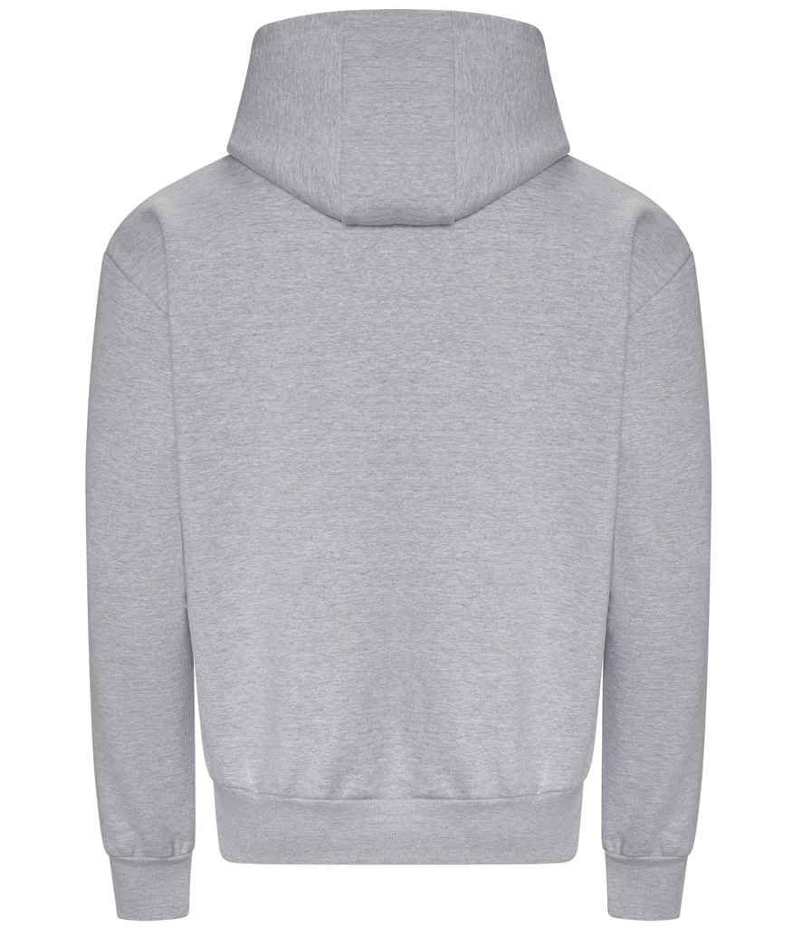 Just Hoods JH120 Heather Grey Back - Ready to be Embroidered and Printed by Custard Workwear - Cheap Personalised and Customised Workwear in Nottinghamshire, Derbyshire and Leicestershire