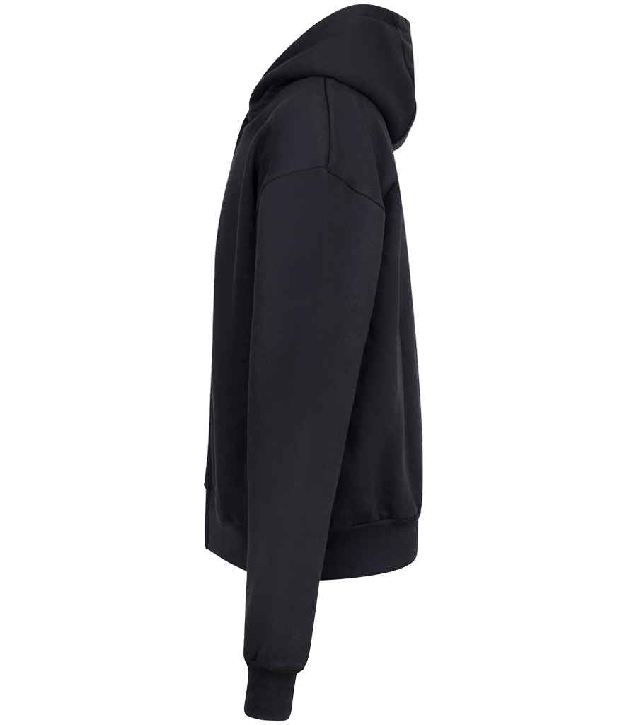 Just Hoods JH125 Deep Black Left - Ready to be Embroidered and Printed by Custard Workwear - Cheap Personalised and Customised Workwear in Nottinghamshire, Derbyshire and Leicestershire