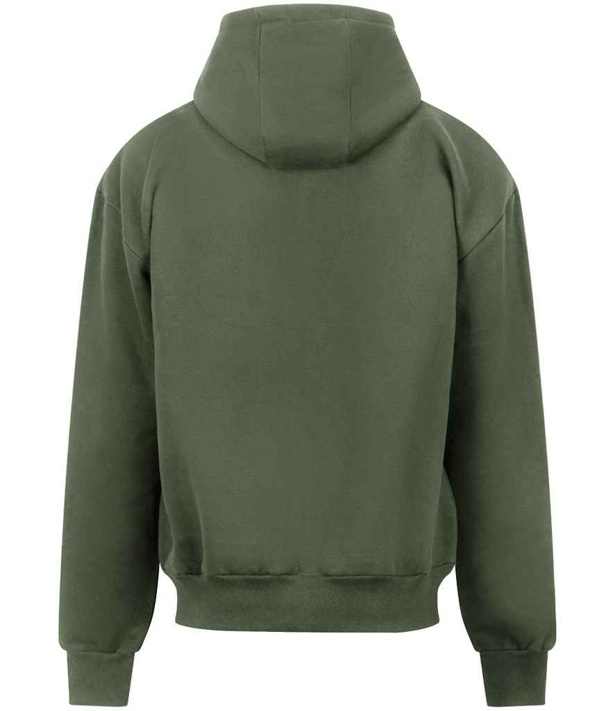 Just Hoods JH125 Earthy Green Back - Ready to be Embroidered and Printed by Custard Workwear - Cheap Personalised and Customised Workwear in Nottinghamshire, Derbyshire and Leicestershire