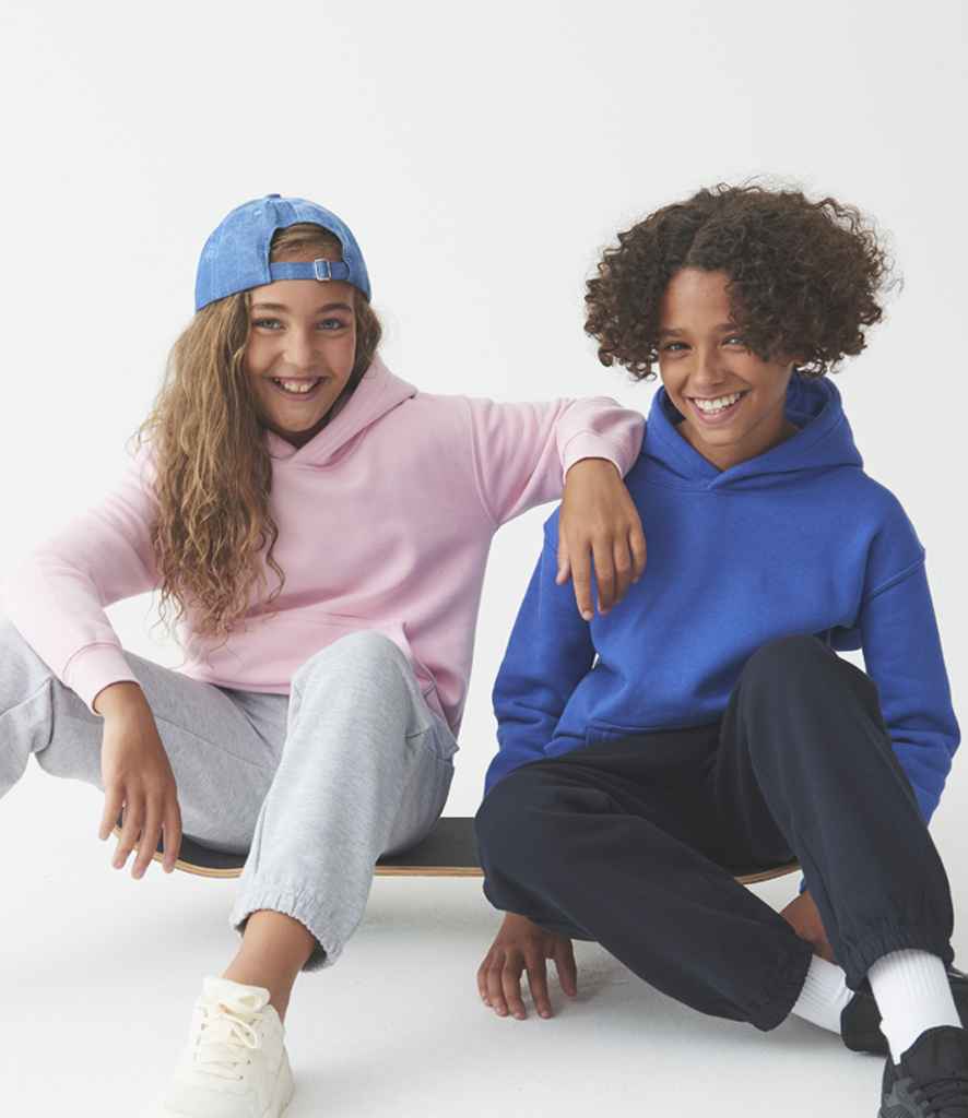 Just Hoods JH201B Baby Pink Model -  Ready to be Embroidered and Printed by Custard Workwear - Cheap Personalised and Customised Workwear in Nottinghamshire, Derbyshire and Leicestershire