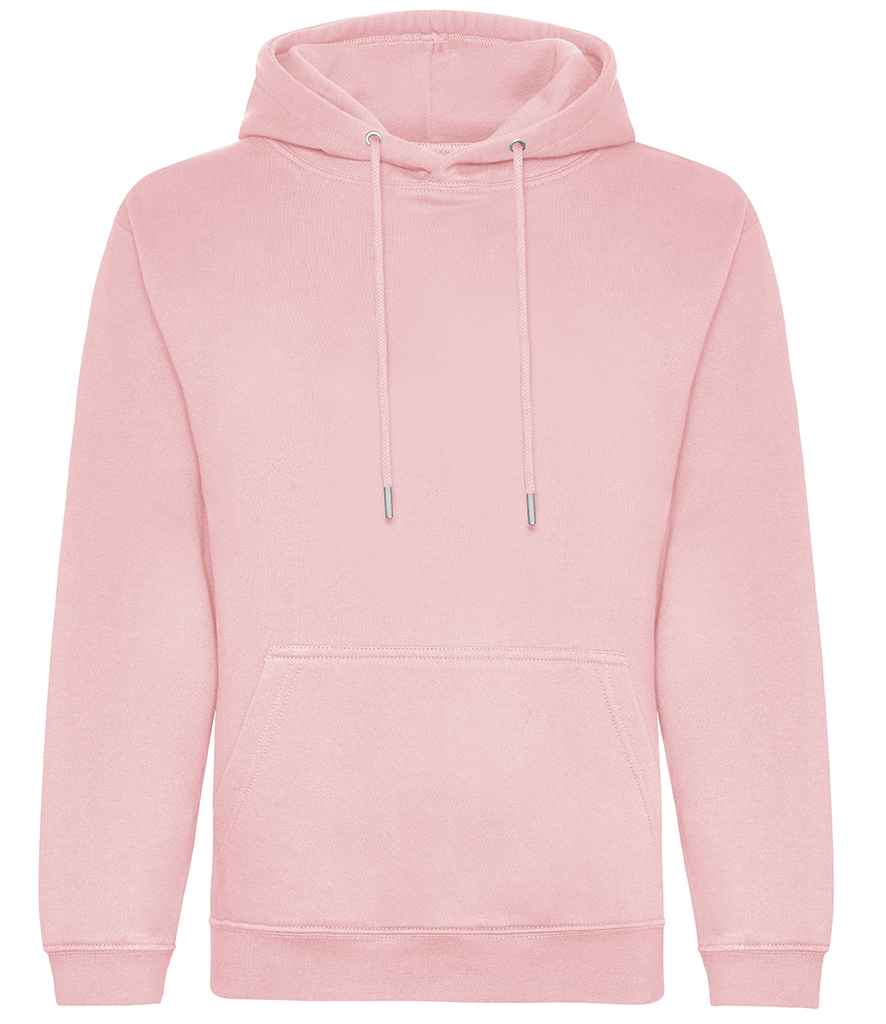 Just Hoods JH201 Baby Pink Front - Ready to be Embroidered and Printed by Custard Workwear - Cheap Personalised and Customised Workwear in Nottinghamshire, Derbyshire and Leicestershire