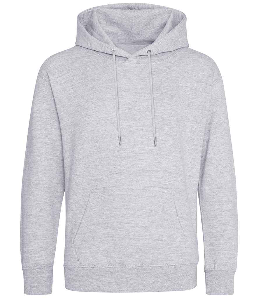 Just Hoods JH201 Heather grey Front - Ready to be Embroidered and Printed by Custard Workwear - Cheap Personalised and Customised Workwear in Nottinghamshire, Derbyshire and Leicestershire