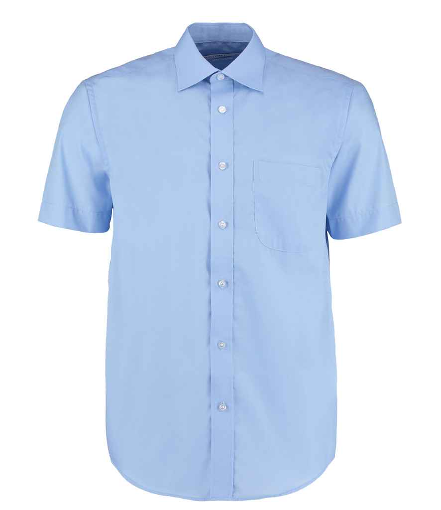 Kustom Kit K102 Light Blue Front - Ready to be Printed by Custard Workwear - Cheap Personalised and Customised Workwear in Nottinghamshire, Derbyshire and Leicestershire