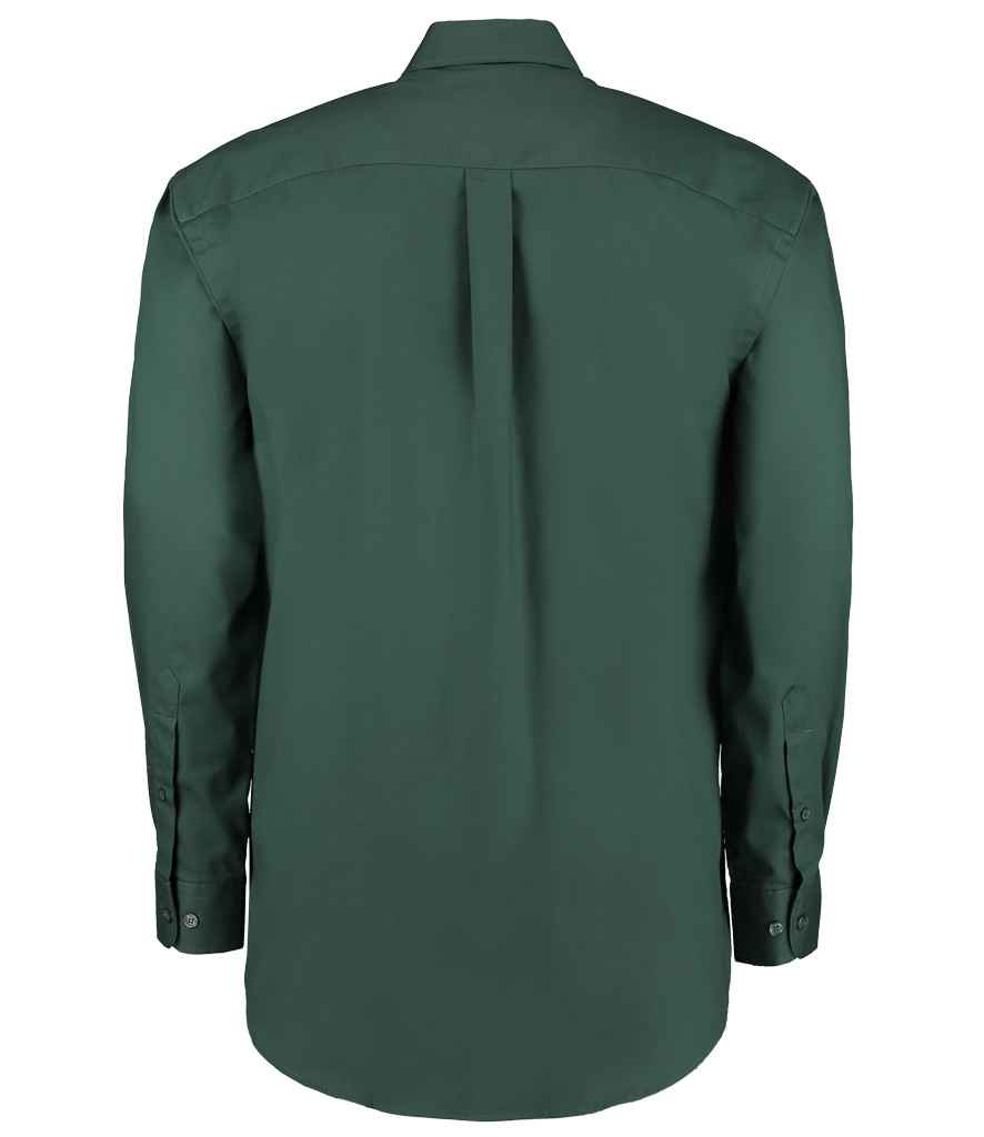 Kustom Kit K105 Bottle Green Back -  Ready to be Embroidered and Printed by Custard Workwear - Cheap Personalised and Customised Workwear in Nottinghamshire, Derbyshire and Leicestershire