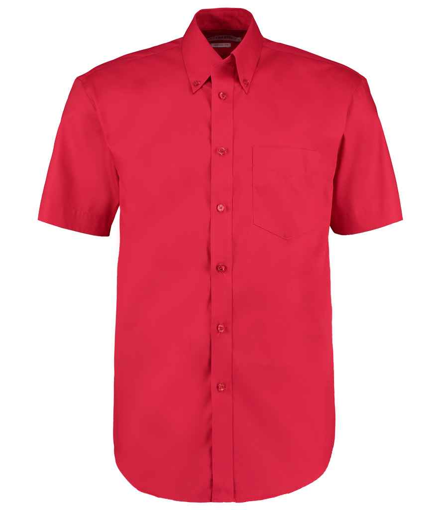Kustom Kit K109 Red Front - Ready to be Embroidered and Printed by Custard Workwear - Cheap Personalised and Customised Workwear in Nottinghamshire, Derbyshire and Leicestershire