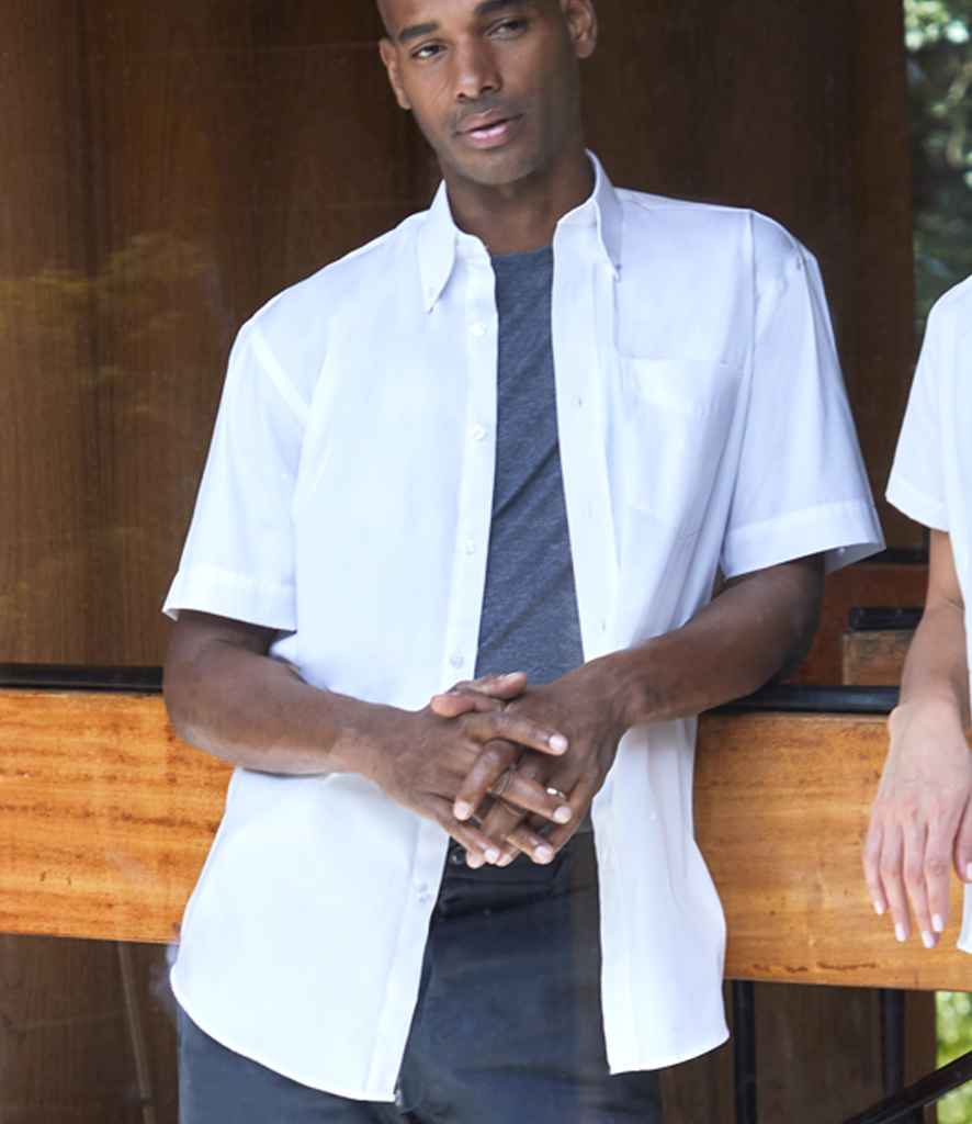 Kustom Kit K109 White Model - Ready to be Embroidered and Printed by Custard Workwear - Cheap Personalised and Customised Workwear in Nottinghamshire, Derbyshire and Leicestershire