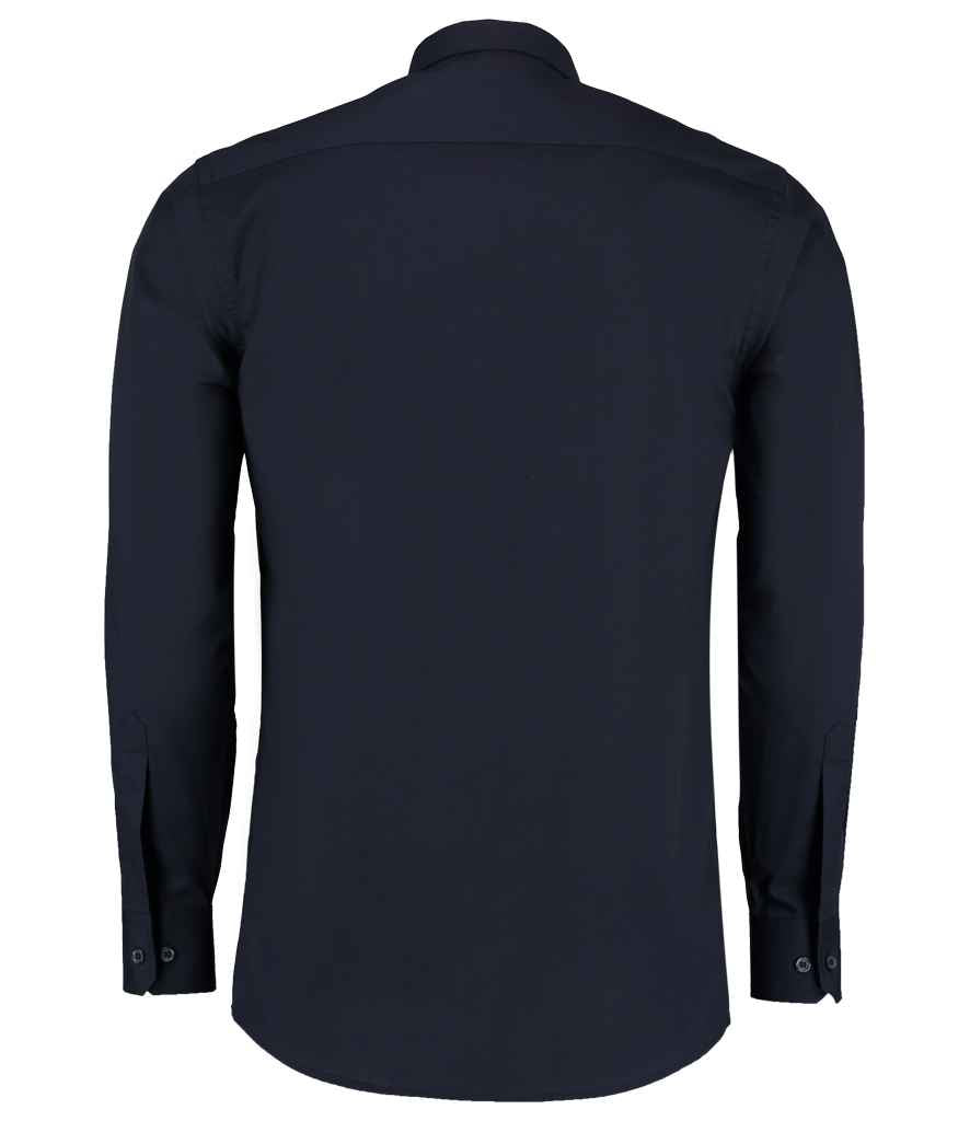 Kustom Kit K142 Dark Navy Back - Ready to be Printed by Custard Workwear - Cheap Personalised and Customised Workwear in Nottinghamshire, Derbyshire and Leicestershire