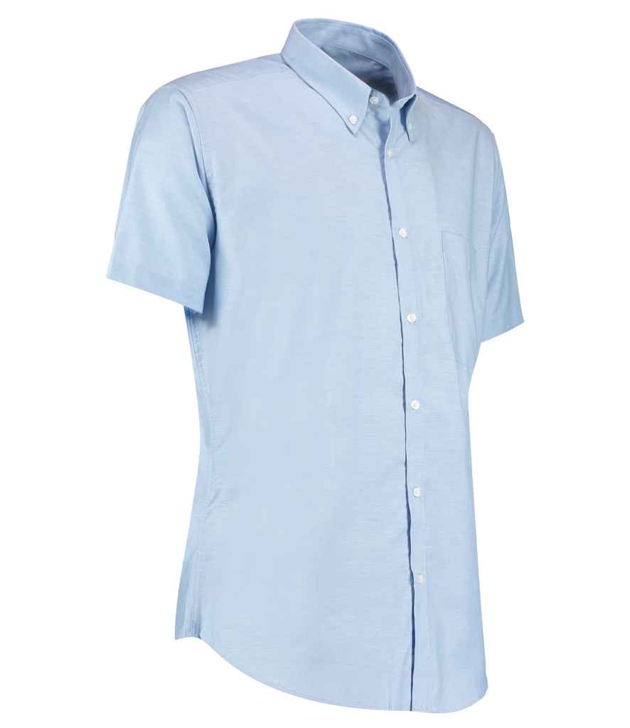 Kustom Kit K183 Light Blue Left - Ready to be Embroidered and Printed by Custard Workwear - Cheap Personalised and Customised Workwear in Nottinghamshire, Derbyshire and Leicestershire