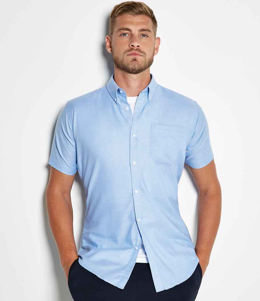 Kustom Kit K183 Light Blue Model - Ready to be Embroidered and Printed by Custard Workwear - Cheap Personalised and Customised Workwear in Nottinghamshire, Derbyshire and Leicestershire
