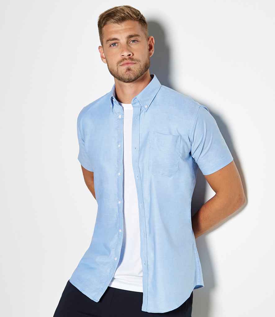 Kustom Kit K183 Light Blue Model - Ready to be Embroidered and Printed by Custard Workwear - Cheap Personalised and Customised Workwear in Nottinghamshire, Derbyshire and Leicestershire