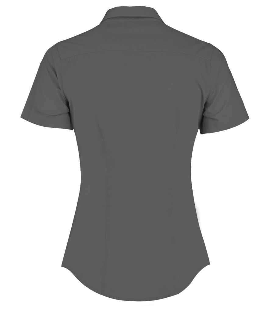 Kustom Kit K241 Graphite Grey Back -  Ready to be Printed by Custard Workwear - Cheap Personalised and Customised Workwear in Nottinghamshire, Derbyshire and Leicestershire