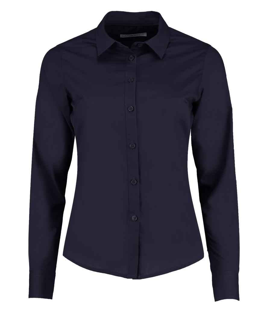 Kustom Kit K242 Dark Navy Front - Ready to be Printed by Custard Workwear - Cheap Personalised and Customised Workwear in Nottinghamshire, Derbyshire and Leicestershire