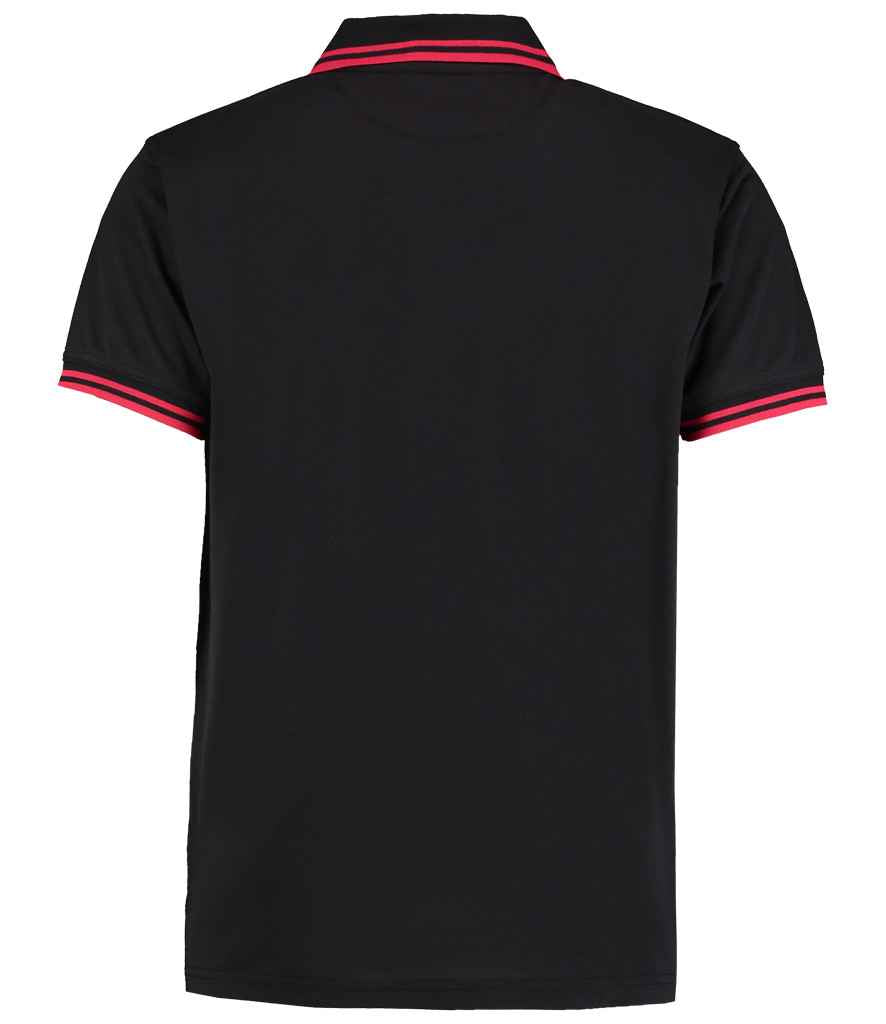 Kustom Kit K409 Black/Red Back - Ready to be Embroidered and Printed by Custard Workwear - Cheap Personalised and Customised Workwear in Nottinghamshire, Derbyshire and Leicestershire