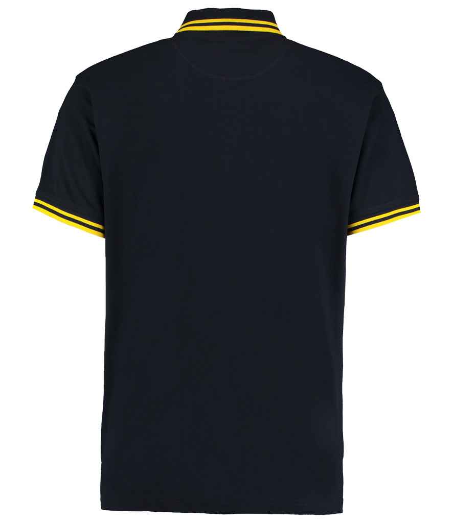 Kustom Kit K409 Navy/Yellow Back - Ready to be Embroidered and Printed by Custard Workwear - Cheap Personalised and Customised Workwear in Nottinghamshire, Derbyshire and Leicestershire